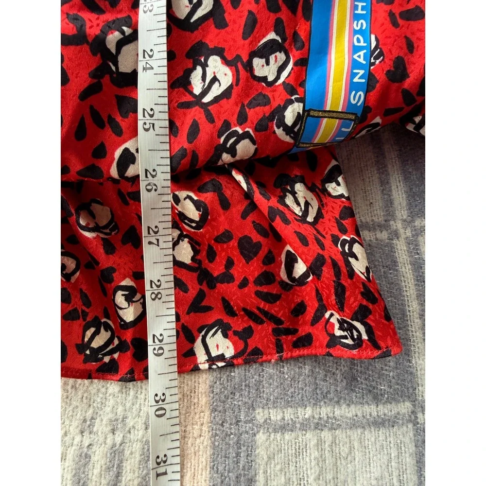 C1 The Marc Jacobs Girls Red Trompe L'oeil Crossbody Bag Dress 10‎ 138 W12390